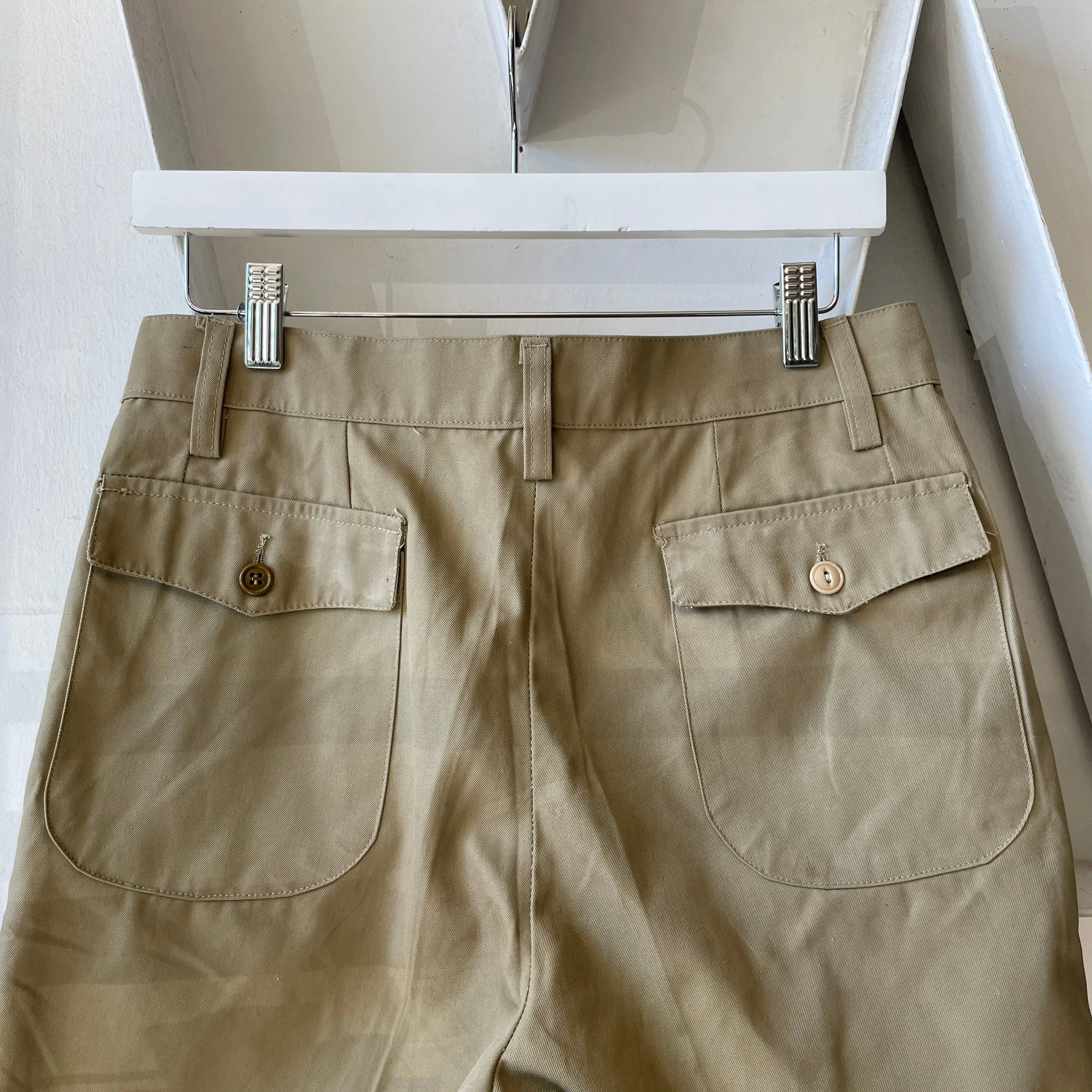 60’s Chino Khaki Shorts - 30” x 7"