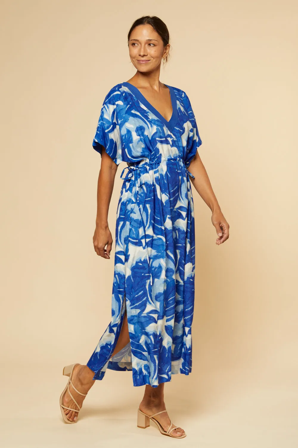 ADRIFT TASHA MAXI KAFTAN DRESS BORA BORA