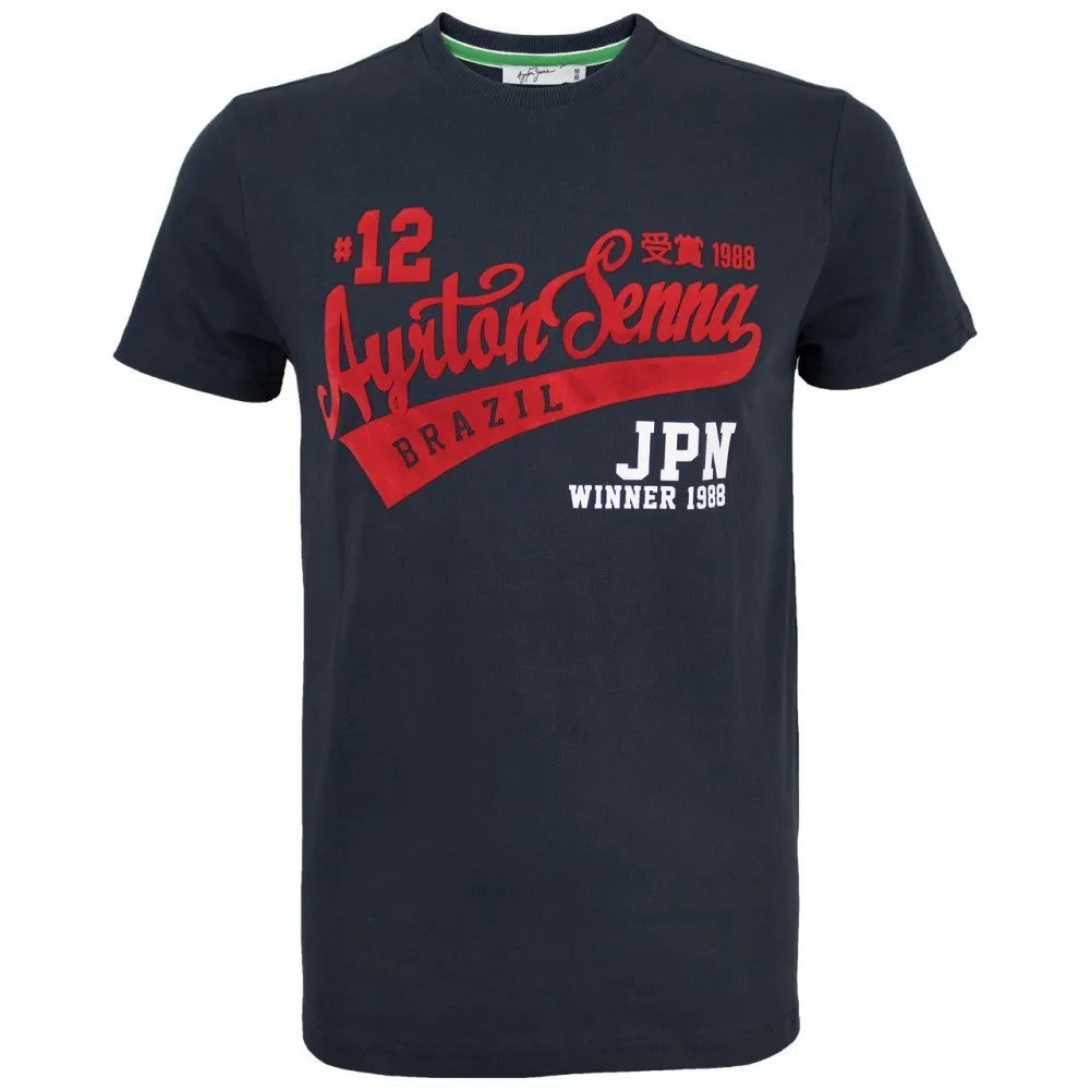 Ayrton Senna T-shirt, No.12, Blue, 2016