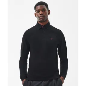 Barbour Conforth Long Sleeve Polo Shirt Black MML1336BK31