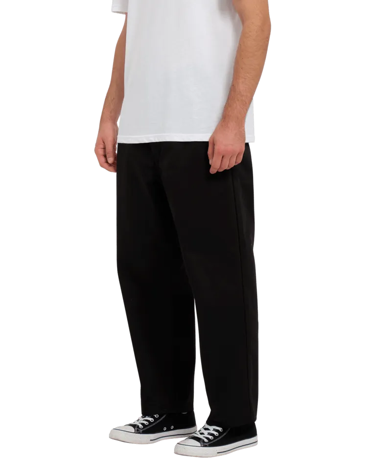 Briqlayer Pleat Trousers in Black