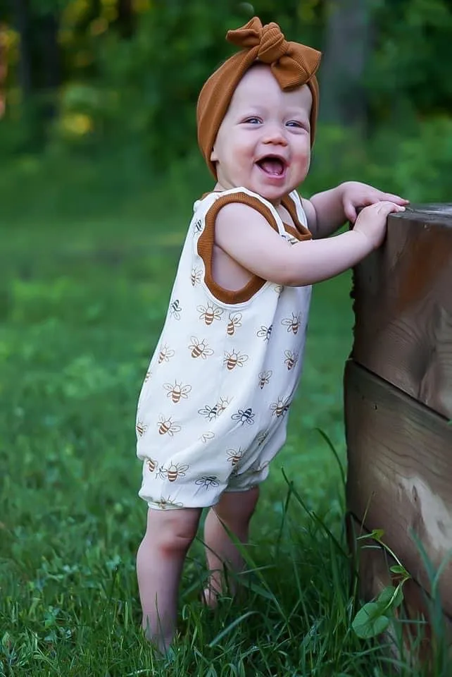 Child Plum Bubble Romper Digital Sewing Pattern Sizes NB-5T