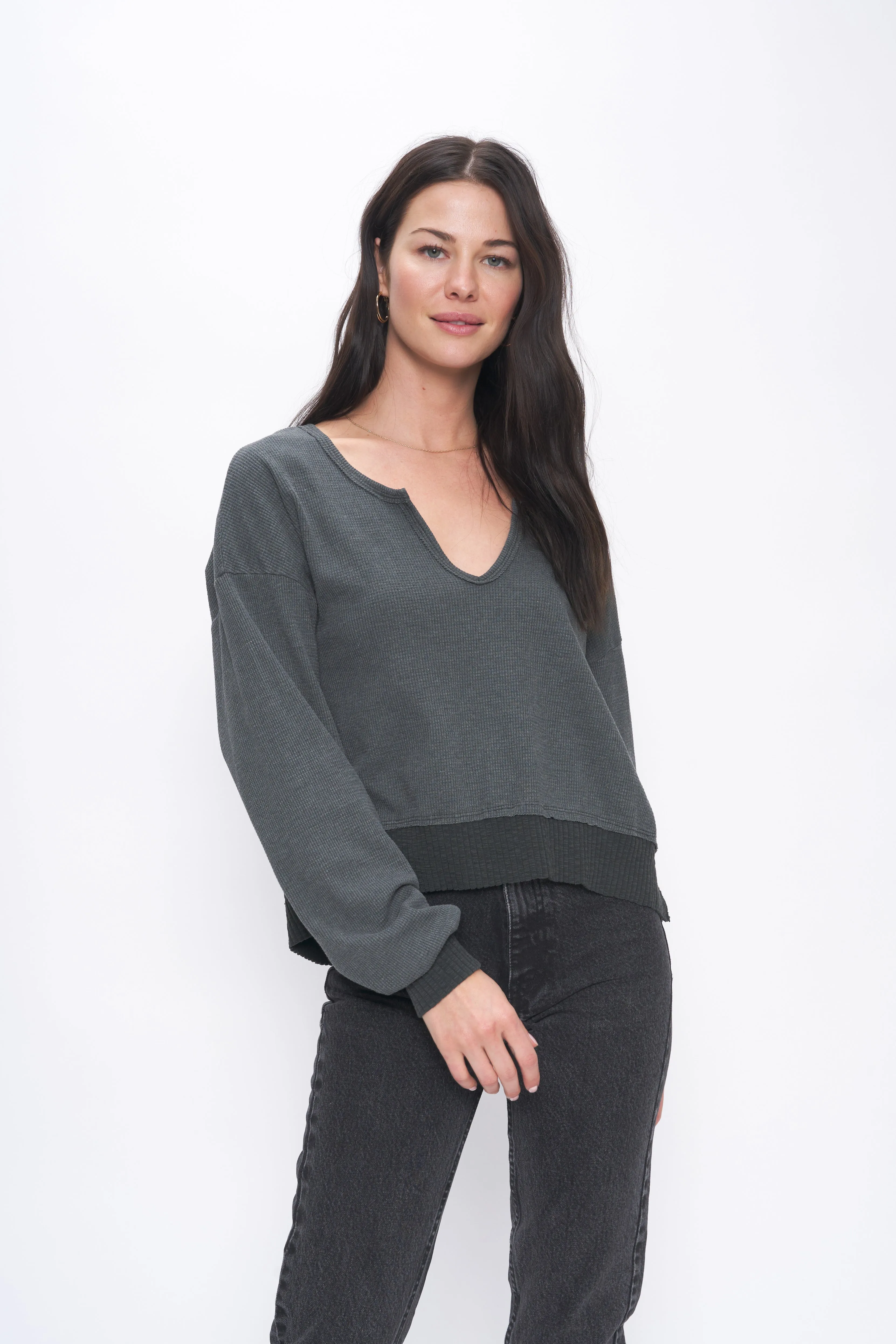 Farrow Notch Neck Thermal Long Sleeve