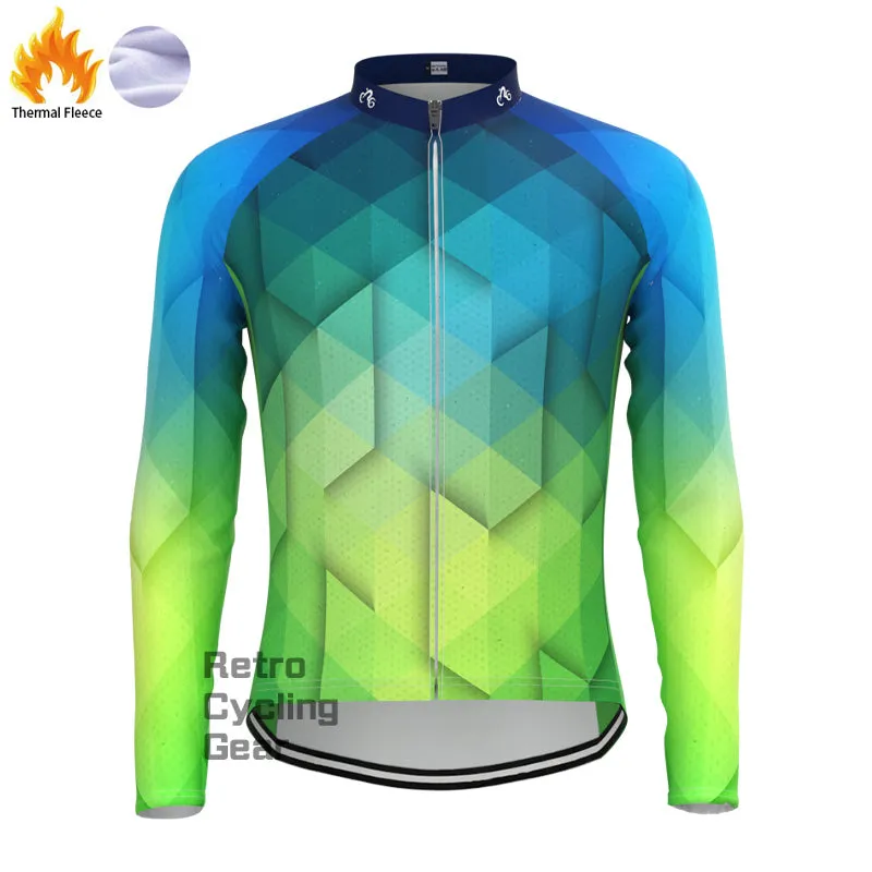 Glassy color Fleece Long Sleeve Jersey