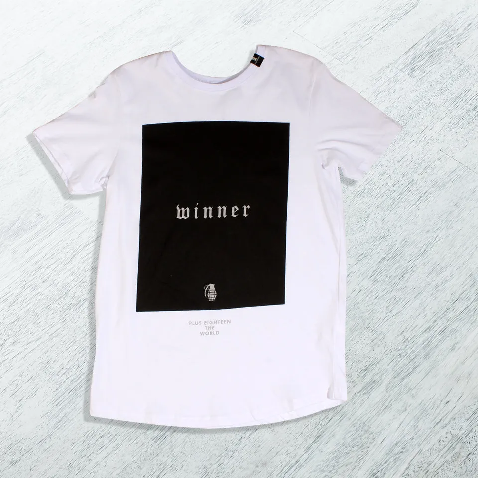 Men T-shirt- white / made in Turkey -3317