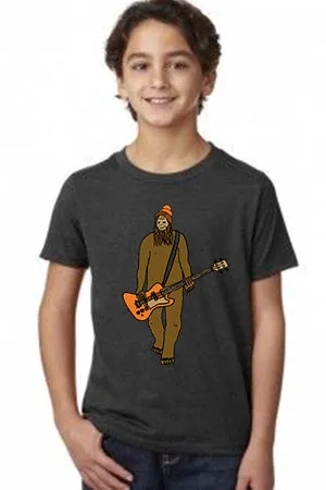 Mr Big on Bass T-Shirt - Toddler & Youth Dark Grey