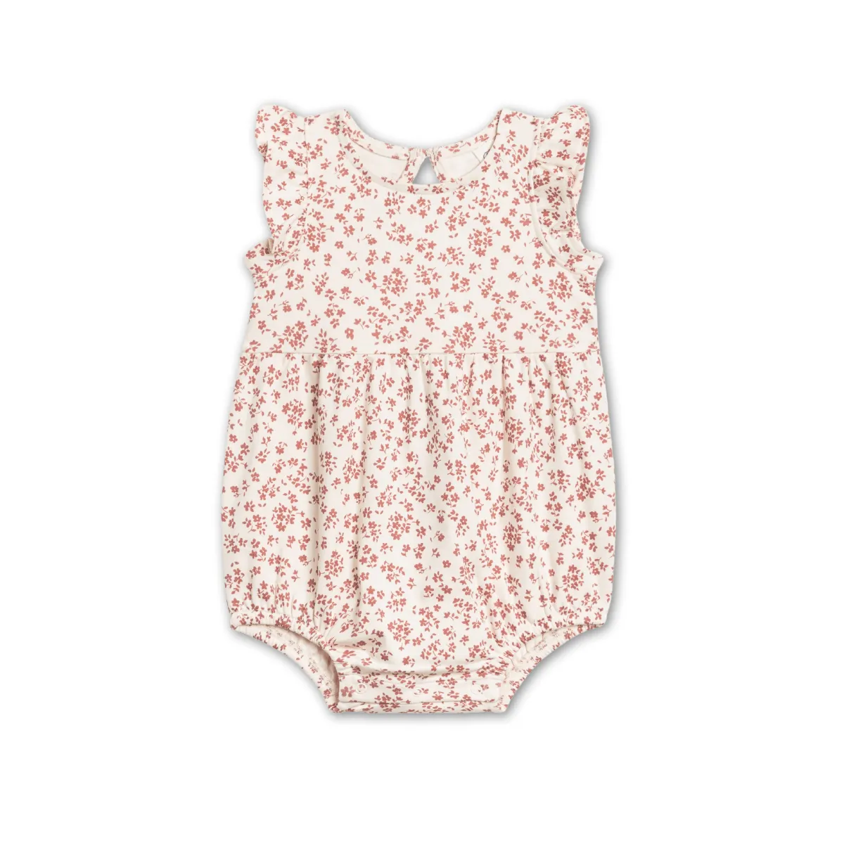 Organic Baby Sommer Back Romper - Alma Floral