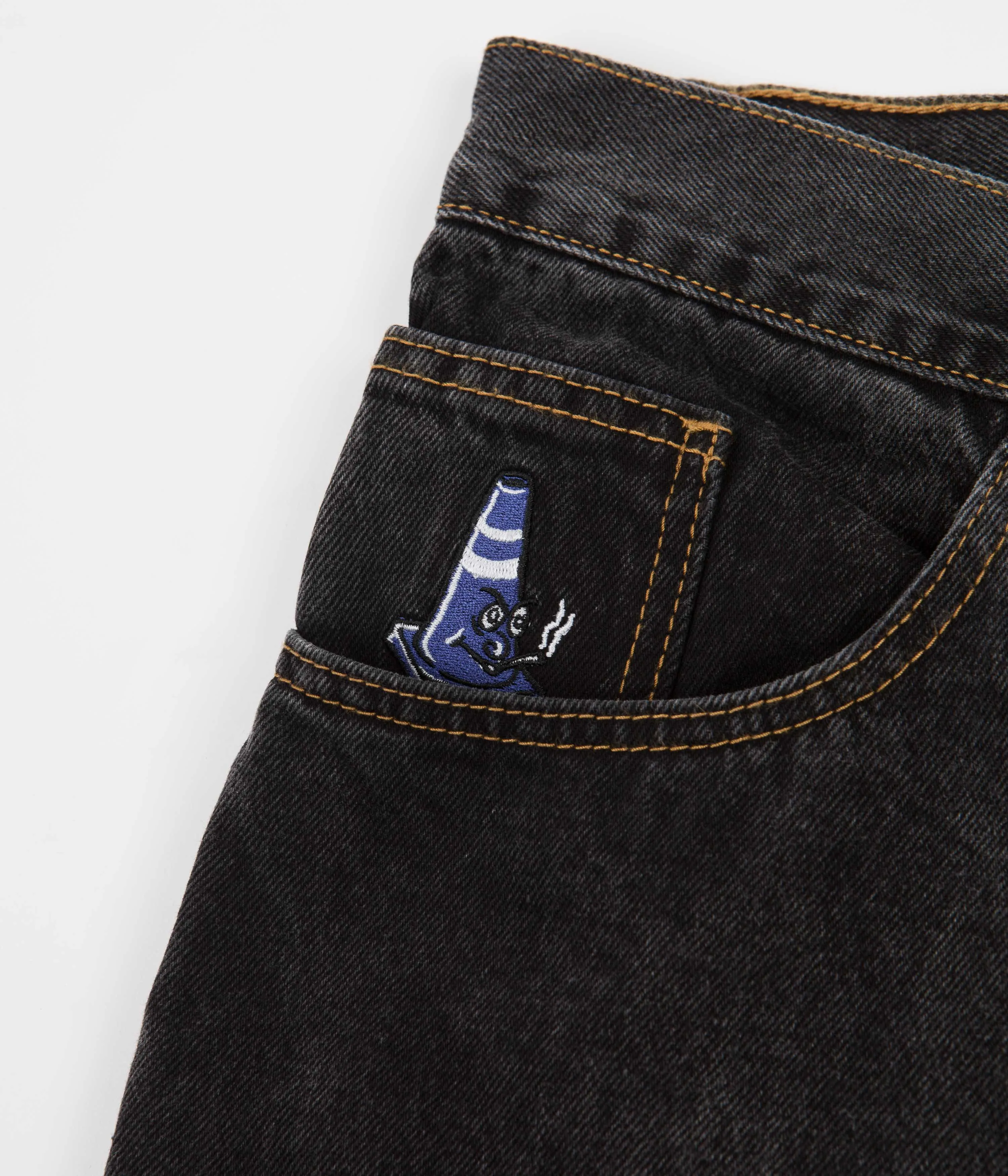 Polar '92 Denim Jeans - Washed Black