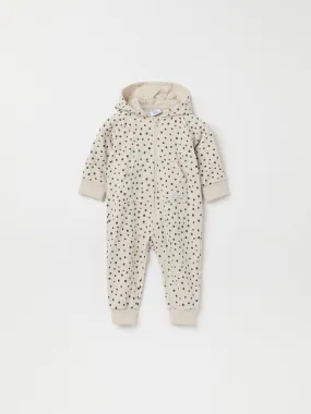 Polka Dot Print Baby All-in-one