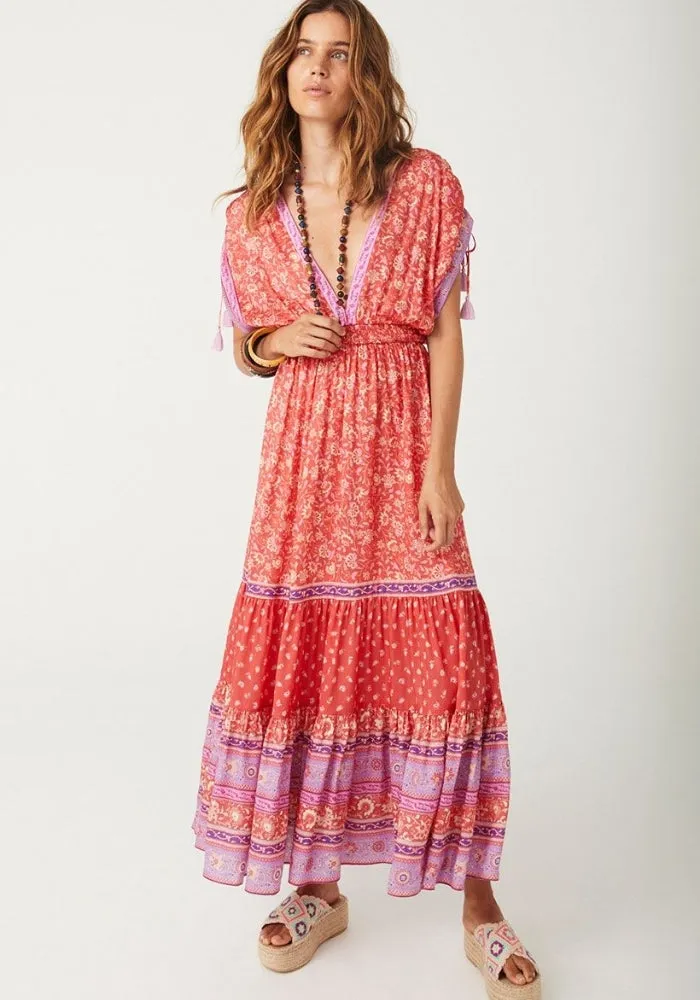 Sunshine Bandit Gown - Cayenne