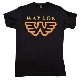 Waylon Jennings Flying W Mens T Shirt Black