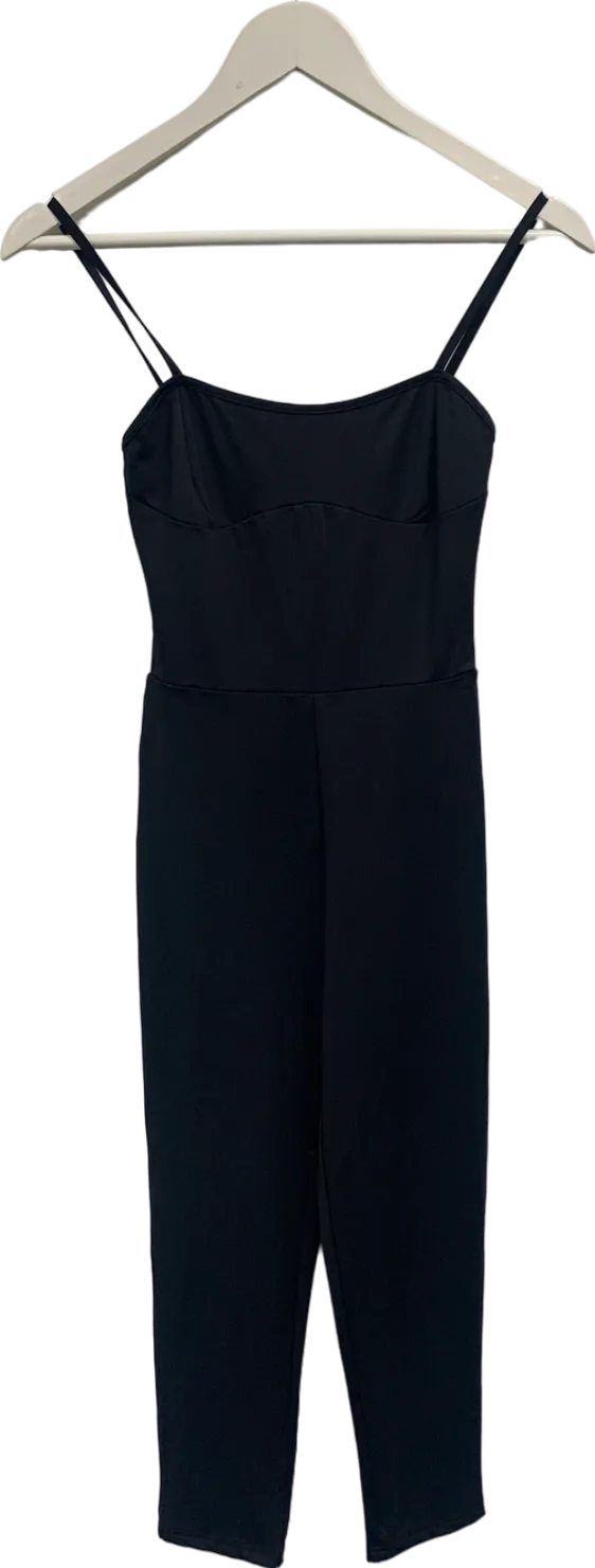 With Jean Black Jumpsuit UK XS